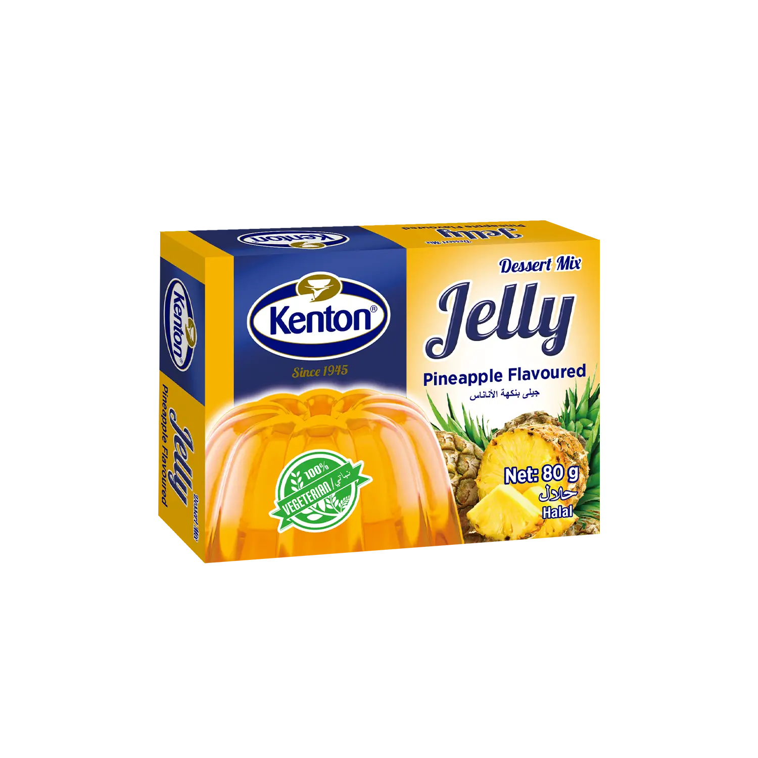 Kenton Vegetal Jelly Pineapple Flavoured 80 g