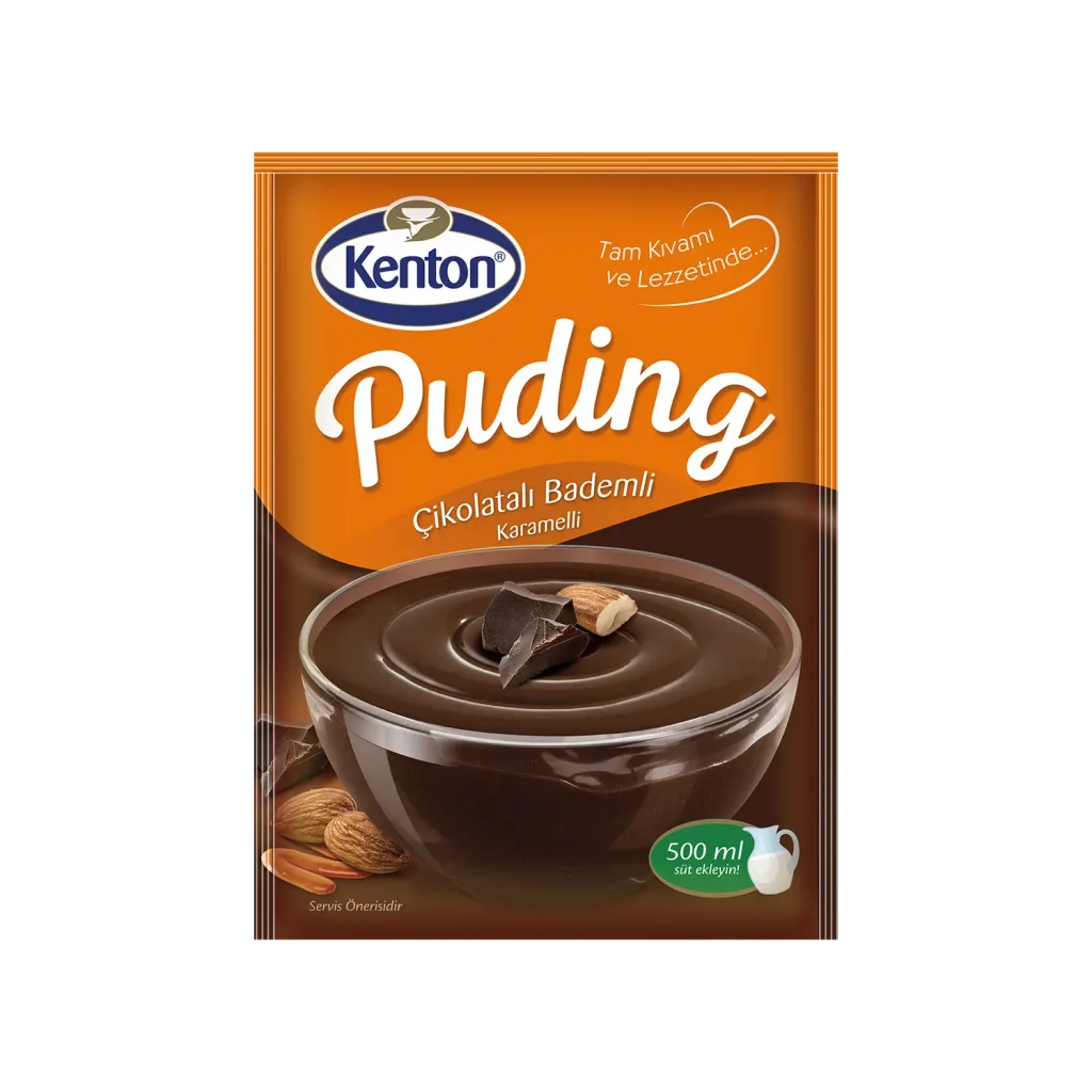 Kenton Çikolatalı Bademli Karamelli Puding 100 g